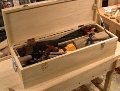 деревянный ящик для инструмента